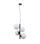 Pendant lamps - Italux Riga Pendant Satin Black 4xE14, E27 5W PND-44213-4A-SBL - product 1
