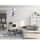 Italux Riga Wisząca Czarny satynowany 4xE14, E27 5W PND-44213-4A-SBL