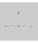 LED pendant lamps - Italux Remdal Pendant Brass 5xLED 30W 4000K PND-16374-5-COP-GD-4K - product 2