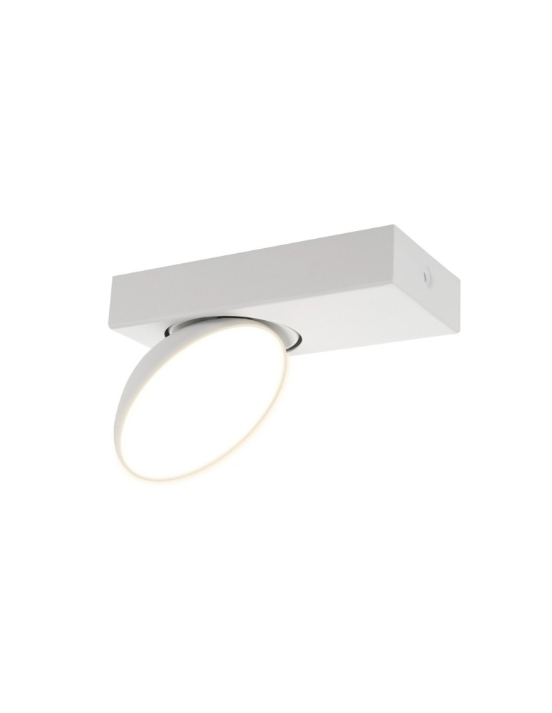 Spotlight ceiling lamps - Italux Castelio Spotlight/Spot white 1xLED 5W 4000K SPL-31976-1B-WH - product kolory-swiatla.pl 1