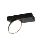 Spotlight ceiling lamps - Italux Castelio Spotlight/Spot black 1xLED 5W 4000K SPL-31976-1B-BK - product 1