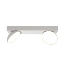 Spotlight ceiling lamps - Italux Castelio Spotlight/Spot white 2xLED 10W 4000K SPL-31976-2B-WH - product 1