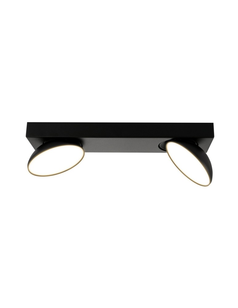 Spotlight ceiling lamps - Italux Castelio Spotlight/Spot black 2xLED 10W 4000K SPL-31976-2B-BK - product kolory-swiatla.pl 1