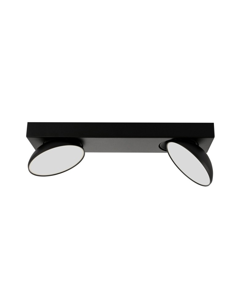 Spotlight ceiling lamps - Italux Castelio Spotlight/Spot black 2xLED 10W 4000K SPL-31976-2B-BK - product kolory-swiatla.pl 2
