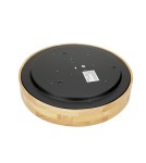 Wooden ceiling lamps - Italux Campelo Plafond Wooden, Black 1xLED 25W 4000K PLF-4350-25W-WD-BK-4K - product 3