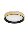 Italux Campelo Plafond Wooden, Black 1xLED 25W 4000K PLF-4350-25W-WD-BK-4K
