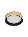 Italux Campelo Plafond Wooden, Black 1xLED 20W 4000K PLF-4350-20W-WD-BK-4K