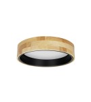 Wooden ceiling lamps - Italux Campelo Plafond Wooden, Black 1xLED 20W 4000K PLF-4350-20W-WD-BK-4K - product 2