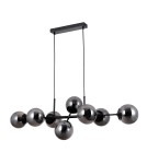Pendant lamps spheres - Italux Molite Pendant Black 8xE14 5W PND-1098-8-BL - product 1