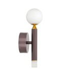 Wall lamps - Italux Laon Wall lamp Brown, gold 1xLED 2W+4W 3000K WL-2018109-1 - product 1