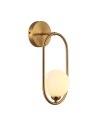 Italux Lupus Wall lamp Antique bronze, white 1xG9 25W WL-3965-1-BRO