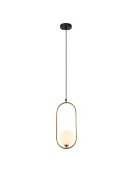 Italux Lupus Pendant Antique Bronze, White 1xG9 25W PND-3965-1-BRO