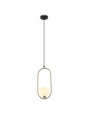 Italux Lupus Pendant Antique Bronze, White 1xG9 25W PND-3965-1-BRO