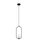 Pendant lamps spheres - Italux Lupus Pendant Black, white 1xG9 25W PND-3965-1-BK - product 2