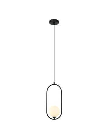 Italux Lupus Pendant Black, white 1xG9 25W PND-3965-1-BK