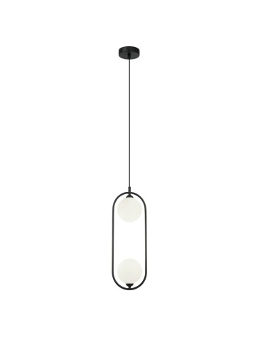 Italux Lupus Pendant Black, white 2xG9 25W PND-3965-2-BK - product 2