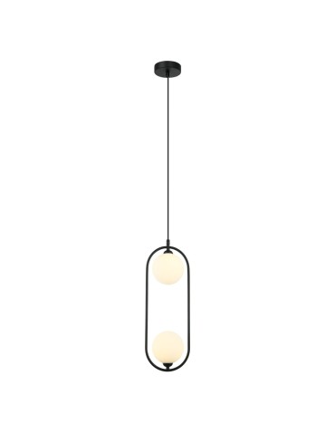 Italux Lupus Pendant Black, white 2xG9 25W PND-3965-2-BK