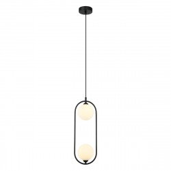 Italux Lupus Wisząca Czarny, biały 2xG9 25W PND-3965-2-BK