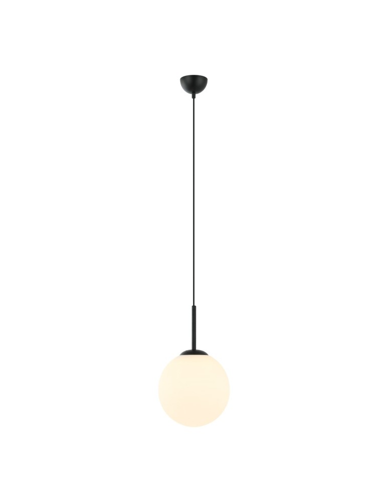 Pendant lamps spheres - Italux Deore Pendant Black, white 1xE27 40W PND-5578-1M-BK - product kolory-swiatla.pl 1