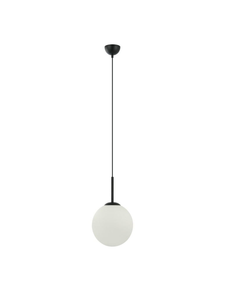 Pendant lamps spheres - Italux Deore Pendant Black, white 1xE27 40W PND-5578-1M-BK - product kolory-swiatla.pl 2