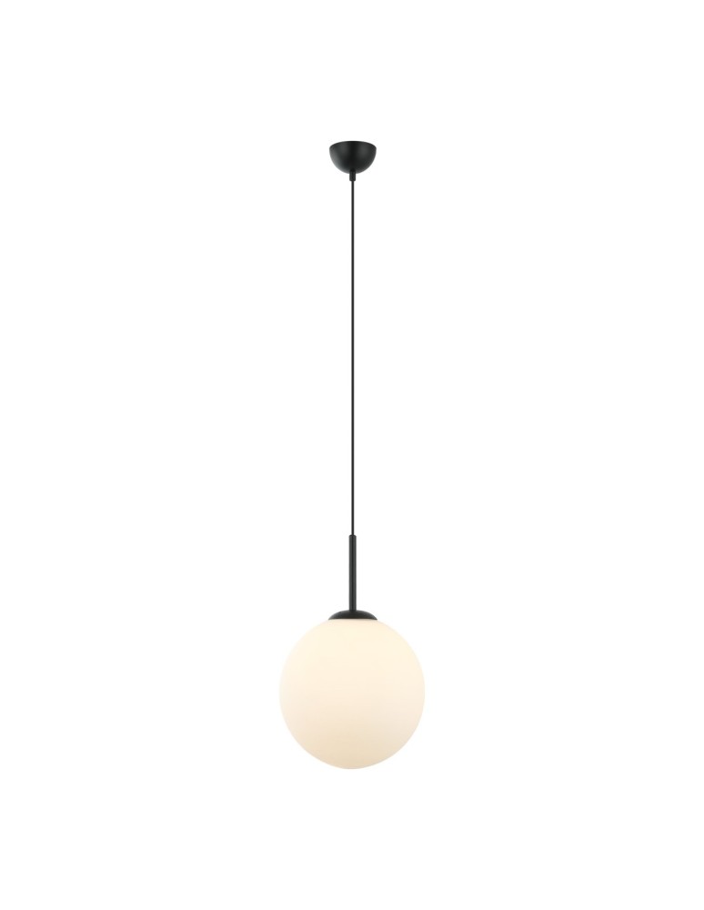 Pendant lamps spheres - Italux Deore Pendant Black, white 1xE27 40W PND-5578-1L-BK - product kolory-swiatla.pl 1