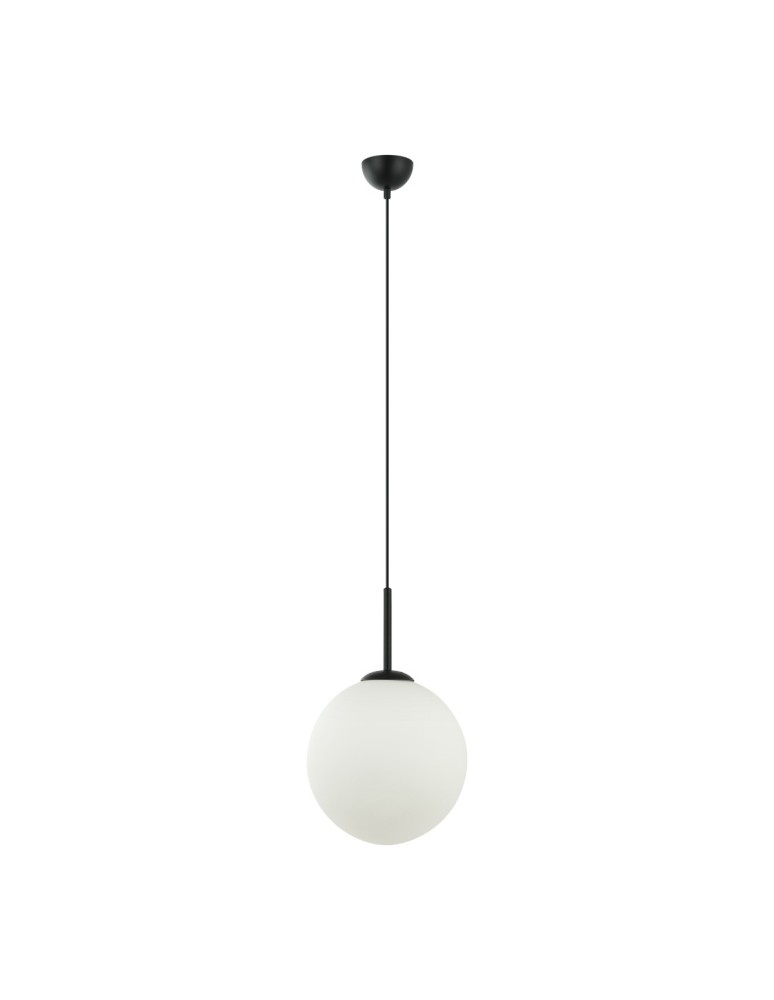 Pendant lamps spheres - Italux Deore Pendant Black, white 1xE27 40W PND-5578-1L-BK - product kolory-swiatla.pl 2