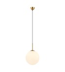 Pendant lamps spheres - Italux Deore Pendant Antique Bronze, White 1xE27 40W PND-5578-1L-BRO - product 1