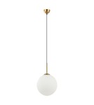 Pendant lamps spheres - Italux Deore Pendant Antique Bronze, White 1xE27 40W PND-5578-1L-BRO - product 2