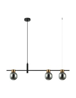 Italux Bletter Pendant Black, Smoked 3xG9 25W PND-5225-3-BK-SG