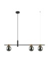 Italux Bletter Pendant Black, Smoked 3xG9 25W PND-5225-3-BK-SG