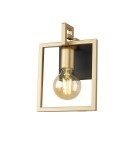 Wall lamps - Italux Primero Wall lamp Gold, matte black 1xE27 60W WL-44003-1-BK-GD - product 1