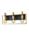 Italux Primero Wall lamp Gold, matte black 3xE27 60W WL-44003-3-BK-GD