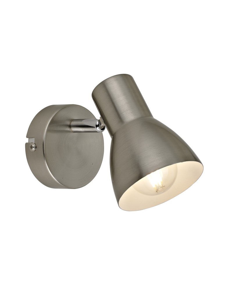 Spotlight ceiling lamps - Italux Riado Spotlight/Spot Satin Nickel 1xE14 40W SPL-3422-1-SN - product kolory-swiatla.pl 1