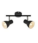 Spotlight ceiling lamps - Italux Riado Spotlight/Spot Black 2xE14 40W SPL-3422-2-BL - product 1