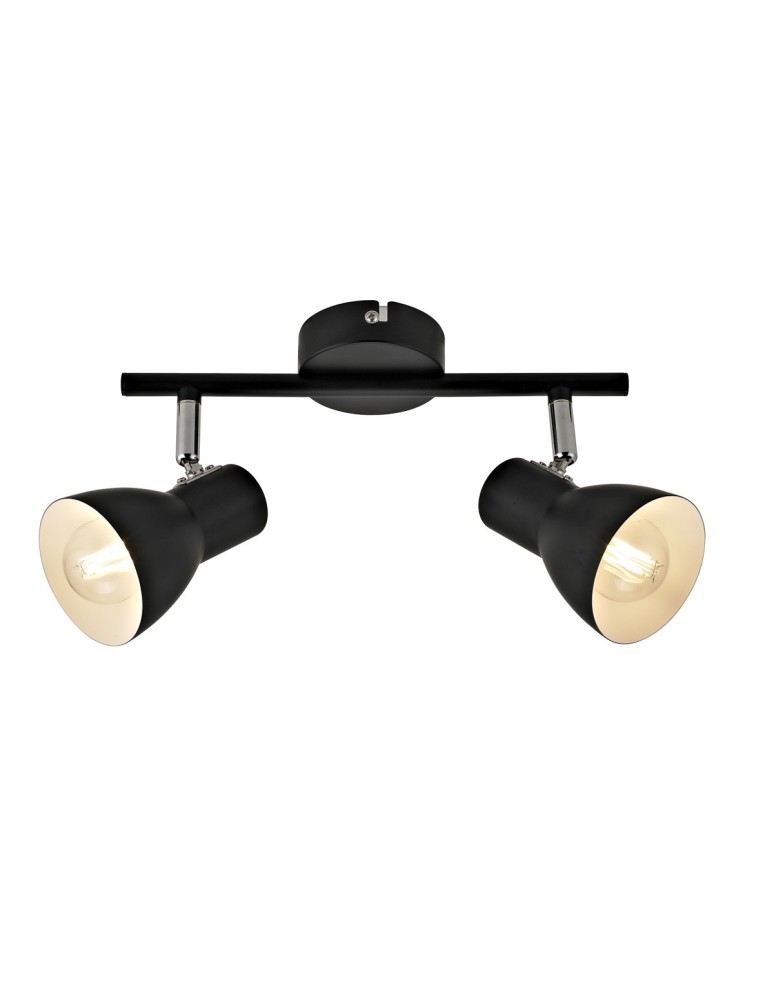 Spotlight ceiling lamps - Italux Riado Spotlight/Spot Black 2xE14 40W SPL-3422-2-BL - product kolory-swiatla.pl 1