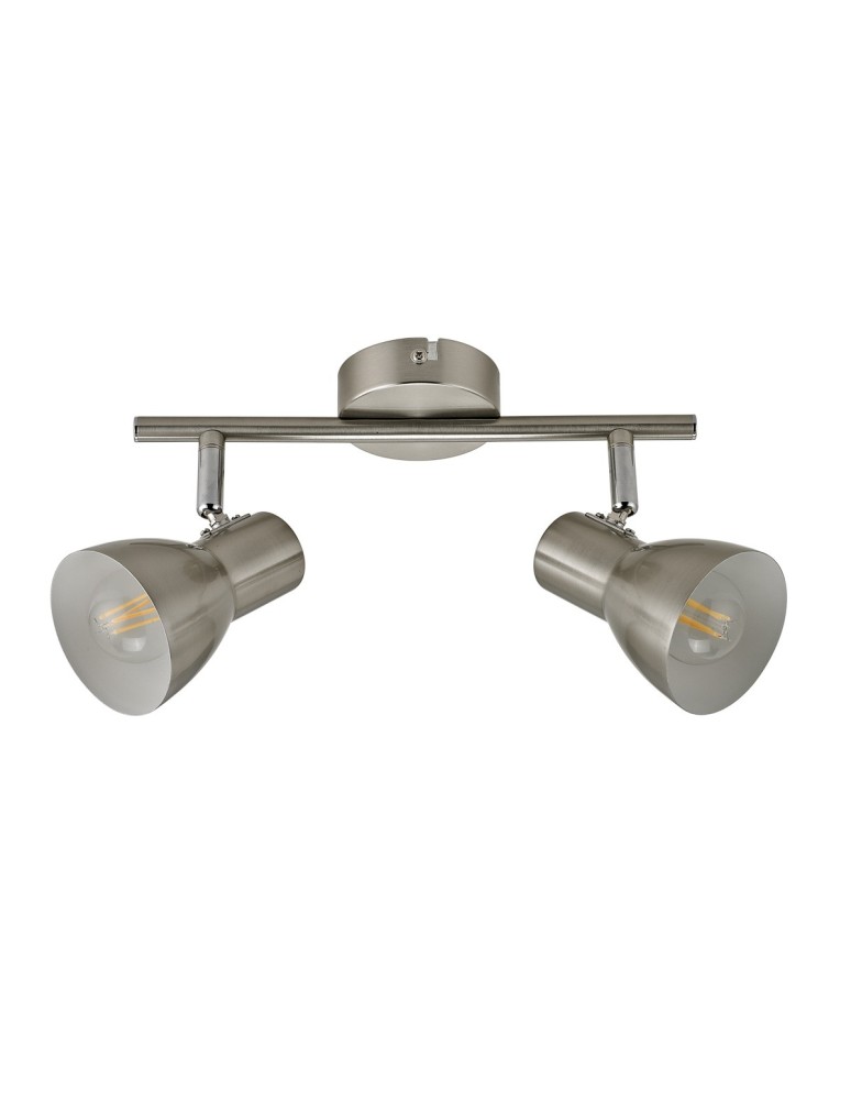 Spotlight ceiling lamps - Italux Riado Spotlight/Spot Satin Nickel 2xE14 40W SPL-3422-2-SN - product kolory-swiatla.pl 2