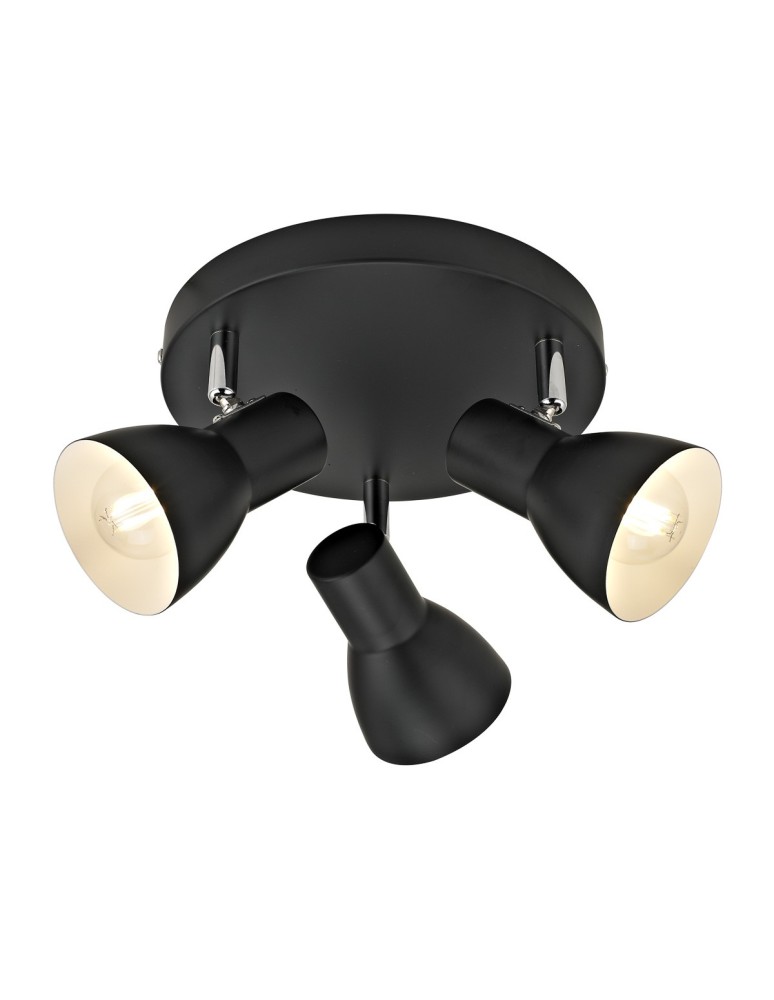 Spotlight ceiling lamps - Italux Riado Spotlight/Spot Black 3xE14 40W SPL-3422-3-BL - product kolory-swiatla.pl 1