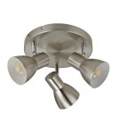 Spotlight ceiling lamps - Italux Riado Spotlight/Spot Satin Nickel 3xE14 40W SPL-3422-3-SN - product 2