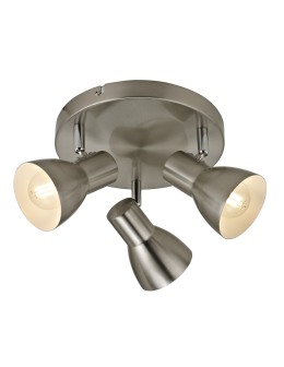 Italux Riado Spotlight/Spot Satin Nickel 3xE14 40W SPL-3422-3-SN