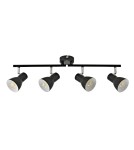 Spotlight ceiling lamps - Italux Riado Spotlight/Spot Black 4xE14 40W SPL-3422-4-BL - product 2