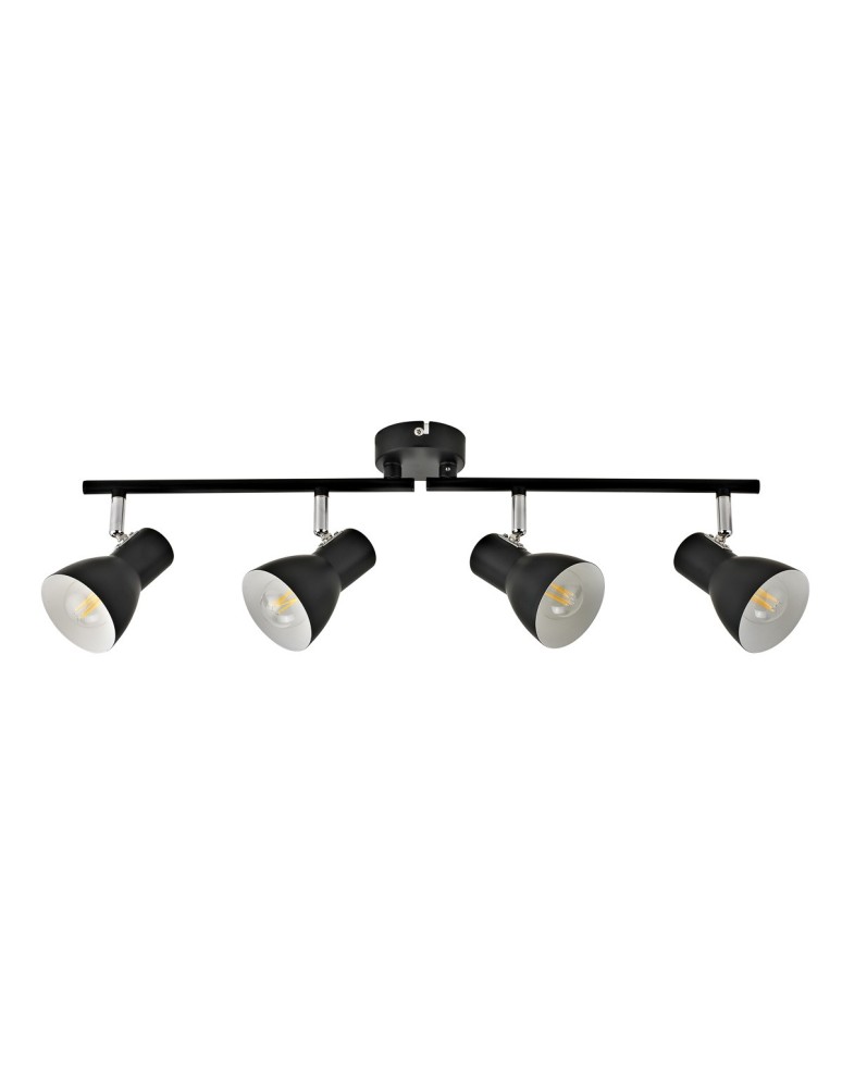 Spotlight ceiling lamps - Italux Riado Spotlight/Spot Black 4xE14 40W SPL-3422-4-BL - product kolory-swiatla.pl 2