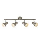 Spotlight ceiling lamps - Italux Riado Spotlight/Spot Satin Nickel 4xE14 40W SPL-3422-4-SN - product 1