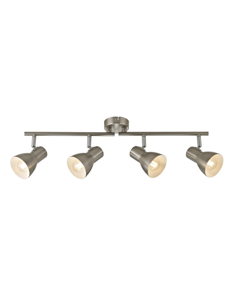 Spotlight ceiling lamps - Italux Riado Spotlight/Spot Satin Nickel 4xE14 40W SPL-3422-4-SN - product kolory-swiatla.pl 1