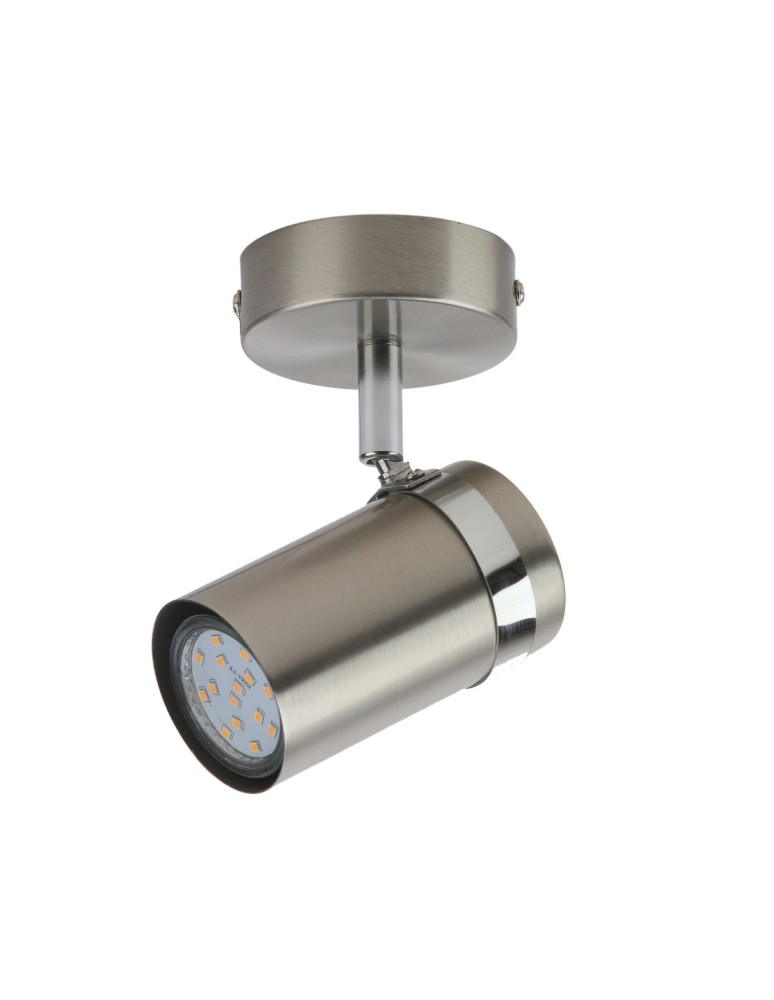 Spotlight ceiling lamps - Italux Palmoni Spotlight/Spot Satin Nickel, Chrome 1xGU10 35W SPL-2024-1 - product kolory-swiatla.pl 2
