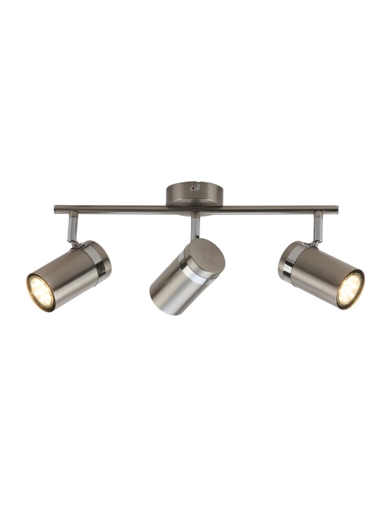 Spotlight ceiling lamps - Italux Palmoni Spotlight/Spot Satin Nickel, Chrome 3xGU10 35W SPL-2024-3 - product kolory-swiatla.pl 1