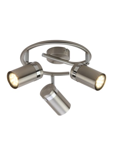 Italux Palmoni Spotlight/Spot Satin Nickel, Chrome 3xGU10 35W SPL-2024-3A