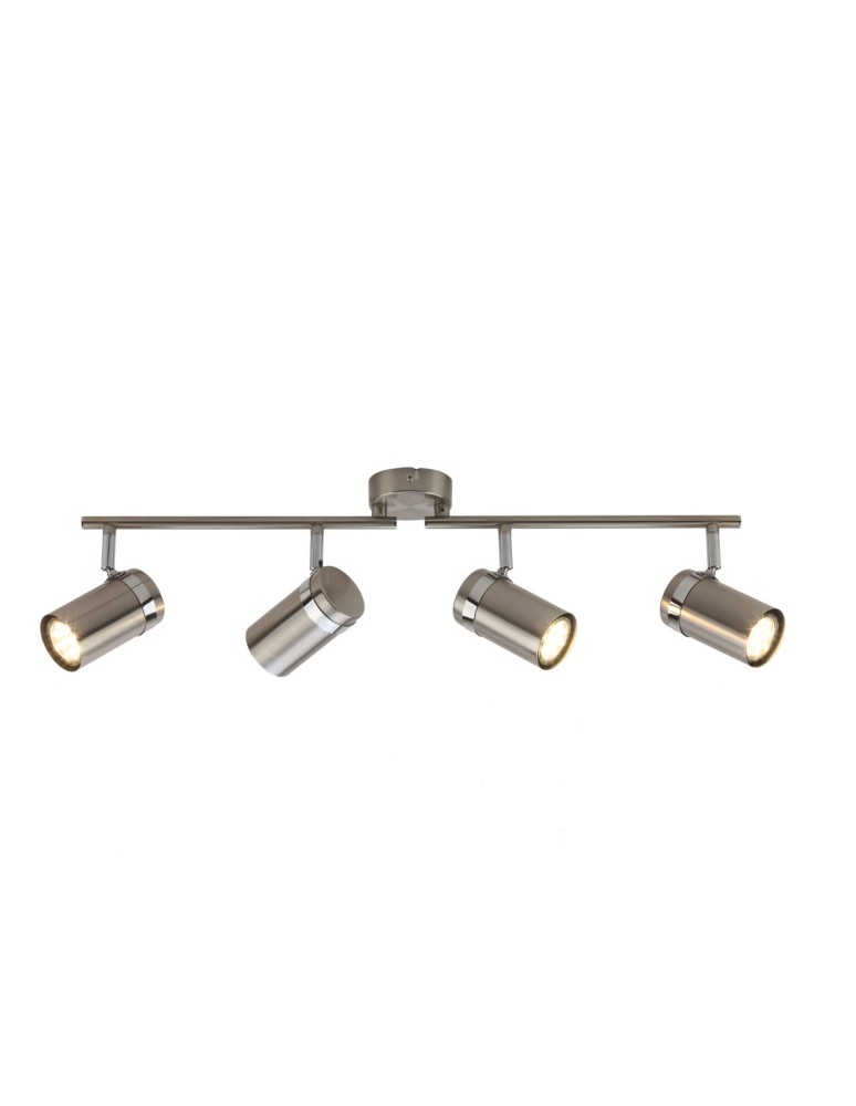 Spotlight ceiling lamps - Italux Palmoni Spotlight/Spot Satin Nickel, Chrome 4xGU10 35W SPL-2024-4 - product kolory-swiatla.pl 1
