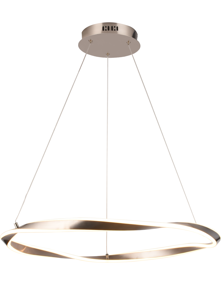 Pendant lamps circles - Zuma Line Girona Pendant Lamp Sand/Nickel Md9190-1M-3Nt - product kolory-swiatla.pl 1