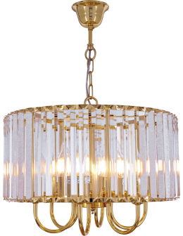 Zuma Line Paris Lampa Wisząca Złoty/Przezroczysty 1906/6