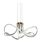 Pendant lamps - Zuma Line Abro Pendant Lamp Black/French Gold/Grey Md5520-4-3Bgbdt. - product 1